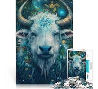 puzzle 1000 pezzi per adulti Bestia mitologica Toro Antistress Vacanza in patria Uccidere il tempo perché è ideale come regalo per tutta la famiglia 75x50cm