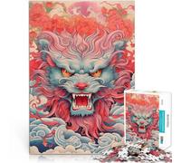 puzzle 1000 pezzi per adulti Bestia Yokai feroce Difficile da completare ma divertente e umoristico Decorazioni e regali unici per la casa 75x50cm