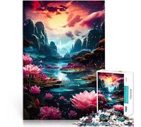 puzzle 1000 pezzi per adulti Bloom dopo il noir per il giocattolo di sfida del gioco educativo Decorazioni e regali unici per la casa 75x50cm