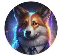 Puzzle 1000 pezzi per adulti Boss Corgi Puzzle in cartone ideali per divertimento in famiglia, relax e regali per le feste 67,5x67,5 cm