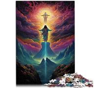 Puzzle 1000 pezzi per adulti Brasile Gesù Salvatore Giocattolo educativo intellettuale decomprimente Un'opera d'arte per adolescenti dai 14 anni e oltre 50x70cm