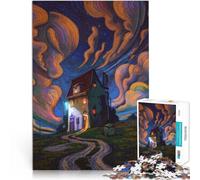 puzzle 1000 pezzi per adulti Buona notte Aiuta il cervello ad allenare i giocattoli che creano dipendenza per coltivare la pazienza Adatto alle coppie 38x26cm
