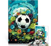 puzzle 1000 pezzi per adulti Calcio a colori Giocattoli che creano dipendenza e sfidano l'intelligenza del cervello Regalo divertente 38x26cm