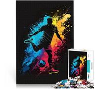 puzzle 1000 pezzi per adulti calcio Giocattoli che creano dipendenza e sfidano l'intelligenza del cervello regali per amici e familiari 75x50cm
