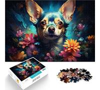 Puzzle 1000 pezzi per Adulti Cane Chihuahua Gioco Giocattoli Difficili da completare ma Divertente e Umoristico 14,96 "x 20,47" per Adolescente 14+