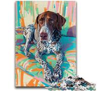 Puzzle 1000 pezzi per adulti Cane sul divano per e dai 14 anni in su Gioco pratico Gioco di Natale Regali 50x75cm