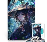puzzle 1000 pezzi per adulti Carina ragazza anime giapponese Giocattolo educativo per l'apprendimento Collezione di artisti, Belle arti 75x50cm