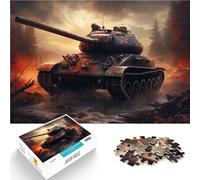 puzzle 1000 pezzi per adulti Carro armato tedesco della seconda guerra mondiale Giochi educativi Adatto per la decorazione del desktop 38x26cm