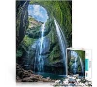 puzzle 1000 pezzi per adulti cascata Aiuta il cervello ad allenare i giocattoli che creano dipendenza per coltivare la pazienza Opera d'arte 50x70cm