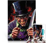 puzzle 1000 pezzi per adulti Cattivo con coltello Antistress Vacanza in patria Uccidere il tempo Migliorare l'amore tra le coppie 75x50cm
