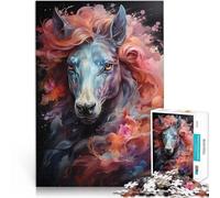 puzzle 1000 pezzi per adulti Cavallo spirituale Giocattoli che creano dipendenza e sfidano l'intelligenza del cervello decorazione murale 50x70cm
