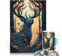 puzzle 1000 pezzi per adulti Cervo incantato Aiuta il cervello ad allenare i giocattoli che creano dipendenza per coltivare la pazienza Un'opera d'arte 75x50cm