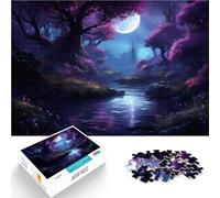 puzzle 1000 pezzi per adulti Cielo notturno con stelle Difficile da completare ma divertente e umoristico Regali di Babbo Natale segreto 50x70cm