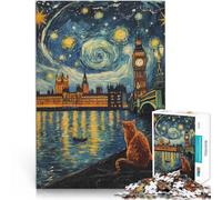 puzzle 1000 pezzi per adulti Cielo notturno di Londra Giocattoli educativi per l'apprendimento Giochi per famiglie Idee regalo 52x38cm