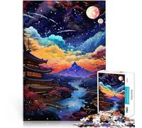 puzzle 1000 pezzi per adulti cielo notturno giapponese per il giocattolo di sfida del gioco educativo perché è ideale come regalo per tutta la famiglia 38x26cm