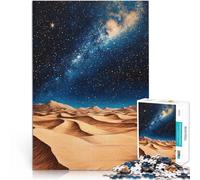 puzzle 1000 pezzi per adulti Cielo notturno nel deserto per il giocattolo di sfida del gioco educativo Migliorare l'amore tra le coppie 38x26cm