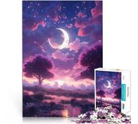 puzzle 1000 pezzi per adulti Cielo rosa anime Aiuta il cervello ad allenare i giocattoli che creano dipendenza per coltivare la pazienza grande regalo 38x26cm