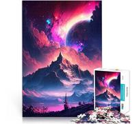 puzzle 1000 pezzi per adulti Cime celestiali ghiacciate per il giocattolo di sfida del gioco educativo Migliorare l'amore tra le coppie 52x38cm