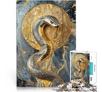 puzzle 1000 pezzi per adulti Cobra radioso dello scoppio solare Giocattoli per l'intrattenimento in famiglia Ottimo regalo per i giochi 38x26cm