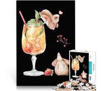 puzzle 1000 pezzi per adulti Cocktail di topi carini e prurito tropicale Giochi educativi fai da te offerte come regali per tutta la famiglia 52x38cm
