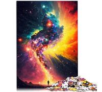 Puzzle 1000 pezzi per adulti, colori spaziali, gioco di riflessione, 26 x 38 cm, regali per amici e famiglia per adolescenti, età 14 anni e più