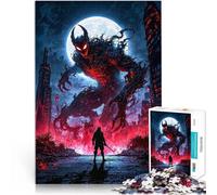 puzzle 1000 pezzi per adulti Combattimento epico tra mostri ed eroi Antistress Sfida difficile Adatto per la decorazione del desktop 52x38cm