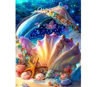 Puzzle 1000 Pezzi per Adulti Conchiglia del Paese delle Meraviglie, Intrattenimento Creativo, puzzle Divertenti Uomo e Donna, Gioco Giocattolo per la Famiglia, Colorato impegnativo per adulti