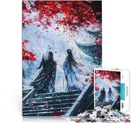 puzzle 1000 pezzi per adulti Coppia Anime Autunno Giocattoli educativi per l'apprendimento Giochi per famiglie Regalo di opere d'arte 38x26cm