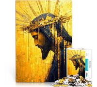 puzzle 1000 pezzi per adulti Corona d'oro Aiuta il cervello ad allenare i giocattoli che creano dipendenza per coltivare la pazienza Un'opera d'arte 52x38cm