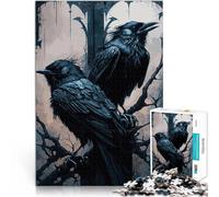 puzzle 1000 pezzi per adulti Corvo Aiuta il cervello ad allenare i giocattoli che creano dipendenza per coltivare la pazienza Un'opera d'arte 52x38cm