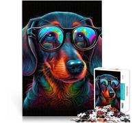 Puzzle 1000 pezzi per adulti Cosmic Chihuahua Occhiali Relax Games 26x38cm Offerta regali per tutta la famiglia per adolescenti a partire dai 14 anni