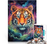 Puzzle 1000 pezzi per adulti Cosmic Tiger Family Activity Jigsaw 26x38cm Migliorare l'amore tra le coppie per e adolescenti Età 14 anni e Più
