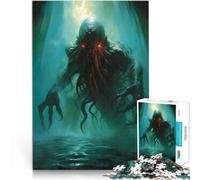 puzzle 1000 pezzi per adulti Cthulhu Rising Sea Giocattoli educativi per l'apprendimento Giochi per famiglie Decorazione d'arte per la casa 38x26cm