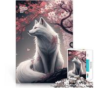 puzzle 1000 pezzi per adulti cucciolo di volpe per il giocattolo di sfida del gioco educativo Collezione di artisti, Belle arti 75x50cm