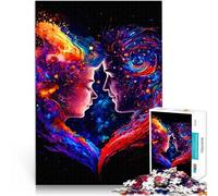 puzzle 1000 pezzi per adulti Cuore colorato Giocattoli che creano dipendenza e sfidano l'intelligenza del cervello grande regalo 75x50cm