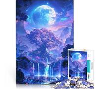 puzzle 1000 pezzi per adulti Cuore della Foresta Sacra per il giocattolo di sfida del gioco educativo Collezione di artisti, Belle arti 38x26cm