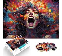 Puzzle 1000 pezzi per adulti dea arte colore puzzle artistico anti-stress sfida difficile per adolescenti dai 14 anni e oltre 50 x 70 cm