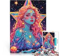 puzzle 1000 pezzi per adulti Dea cosmica in un oceano stellato Giocattolo educativo antistress perché è ideale come regalo per tutta la famiglia 52x38cm