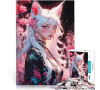 puzzle 1000 pezzi per adulti Dea dalle orecchie di volpe Giochi educativi Decorazione della casa è ideale come regalo per tutta la famiglia 75x50cm