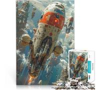 puzzle 1000 pezzi per adulti Decollo dell'astronave Giocattoli educativi per l'apprendimento Giochi per famiglie Un'opera d'arte 70x100cm
