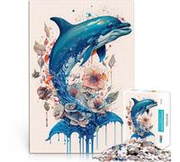 puzzle 1000 pezzi per adulti Delfino mitologico per il giocattolo di sfida del gioco educativo perché è ideale come regalo per tutta la famiglia 38x26cm
