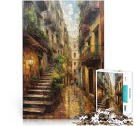 puzzle 1000 pezzi per adulti Dipinto ad olio di Barcellona Giochi educativi Decorazione della casa è ideale come regalo per tutta la famiglia 52x38cm