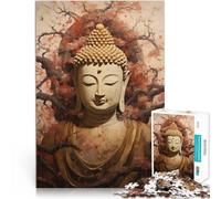 Puzzle 1000 pezzi per adulti “ Dipinto di Buddha” Fatto di carta，per età 14+ Giocare con i giocattoli È ideale come regalo per tutta la famiglia。misurare：26x38cm/10.24 x 14.96pollice