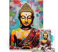 puzzle 1000 pezzi per adulti Dipinto di Buddha per il giocattolo di sfida del gioco educativo perché è ideale come regalo per tutta la famiglia 75x50cm