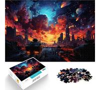 Puzzle 1000 pezzi per adulti divertenti giochi cittadini 50 x 75 cm attività divertenti a casa regalo di compleanno regalo di viaggio per 14 anni