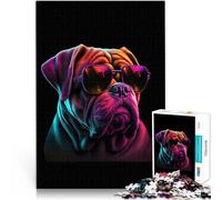 puzzle 1000 pezzi per adulti Dogue de Bordeaux per il giocattolo di sfida del gioco educativo perché è ideale come regalo per tutta la famiglia 38x26cm