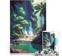 puzzle 1000 pezzi per adulti Domenica tropicale Difficile da completare ma divertente e umoristico Decorazioni e regali unici per la casa 75x50cm