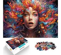 Puzzle 1000 pezzi per adulti donna arte gioco giocattoli aiutare il cervello a esercitare giocattoli coinvolgenti per coltivare la pazienza 50x70cm