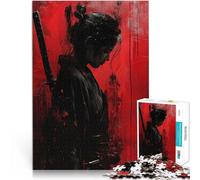 puzzle 1000 pezzi per adulti Donna guerriera serena Antistress Vacanza in patria Uccidere il tempo Decorazioni e regali unici per la casa 38x26cm