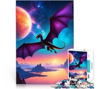 puzzle 1000 pezzi per adulti Drago all'alba Aiuta il cervello ad allenare i giocattoli che creano dipendenza per coltivare la pazienza Buon regalo 52x38cm